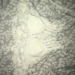 Hand-made halter top